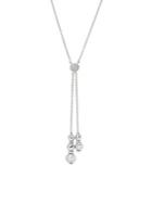 Lord & Taylor Sterling Silver & Diamond Pendant Necklace