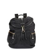 Calvin Klein Faux Leather-trimmed Nylon Backpack