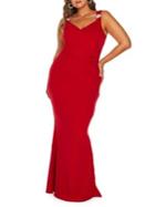 Quiz Curve Plus Embellished Sleeveless Gown