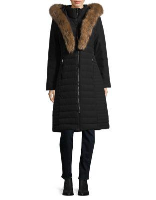 Calvin Klein Faux Fur Trimmed Puffer Coat