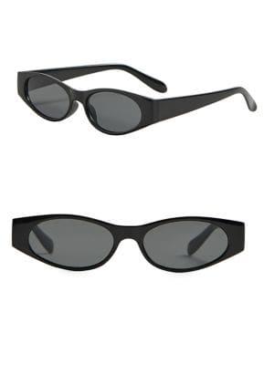 Mango Rectangular Framed Sunglasses