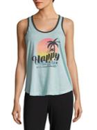 Pj Salvage Happy Hour Graphic Print Tank Top