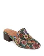 Gentle Souls By Kenneth Cole Eida Floral Covered Mules