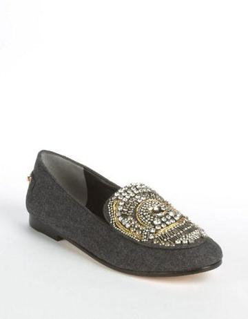 Rachel Roy Grayden Embellished Smoking Flats