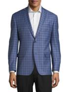 Michael Kors Windowpane Wool Sports Jacket