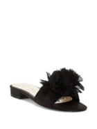 Jessica Simpson Caralin Satin Floral Slides