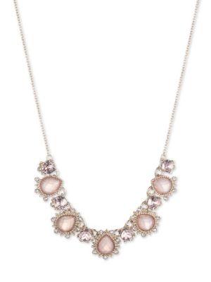 Marchesa Faceted Stone Statement Necklace