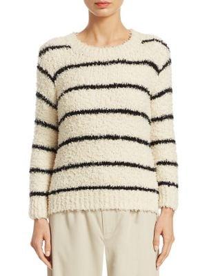 Vince Fuzzy Striped Sweater