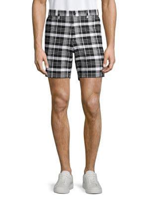 Michael Kors Plaid Cotton Shorts