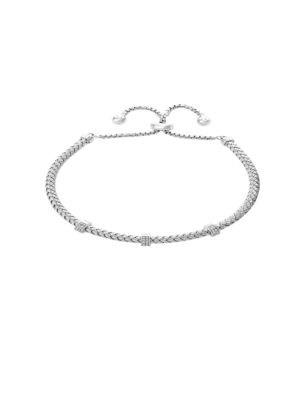 Effy 925 Sterling Silver & Diamond Slider Bracelet