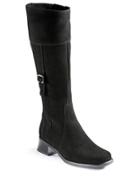 La Canadienne Velvet Waterproof Suede Riding Boots