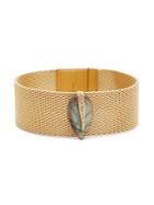 Sole Society Spring Waters Crystal Mesh Bangle Bracelet