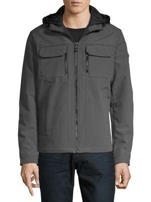 Michael Kors Front-zip Hooded Jacket