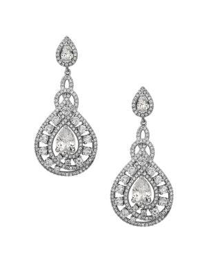 Nina Eppie Crystal Statement Earrings