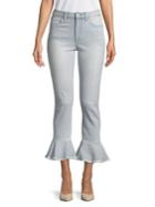 Vince Camuto Flared High-rise Jeans