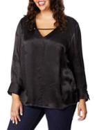 Rebel Wilson X Angels Plus Jacquard V-neck Top