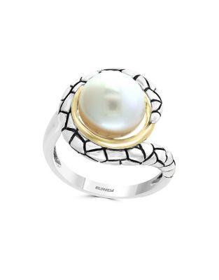 Effy 10mm Freshwater Pearl And Sterling Silver Ring