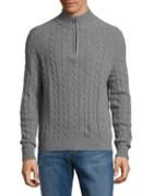 Brooks Brothers Red Fleece Half-zip Sweater