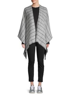 Calvin Klein Houndstooth Check Shawl