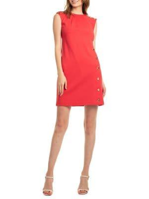 Trina Turk Tourist Crewneck Sheath Dress