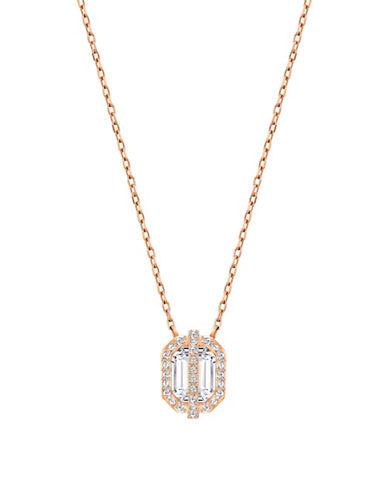 Swarovski Crystal & Rose Gold Necklace