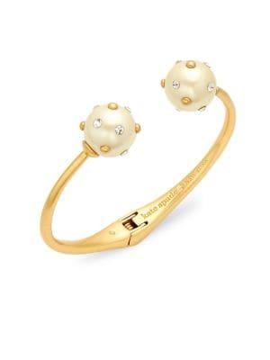 Kate Spade New York Beaded Goldtone Cuff Bracelet