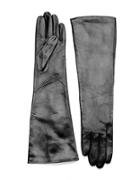 Lord & Taylor Leather Elbow Length Gloves