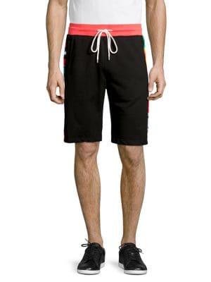 Reason Crazy Printed Drawstring Shorts