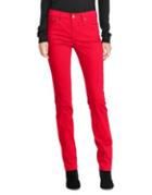 Lauren Ralph Lauren Premier Straight-fit Sateen High-rise Jeans