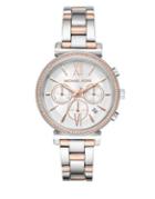 Michael Kors Sofie Two-tone Stainless Steel Bracelet Chronograph Watch