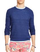 Polo Ralph Lauren Linen-cotton Crewneck Sweater