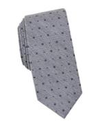 Black Brown Pillans Dot Tie