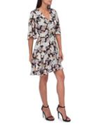 B Collection By Bobeau Florice Floral Fit-&-flare Dress