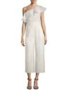 Laundry By Shelli Segal Ruffle Eyelet Jumpsuit