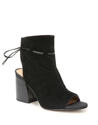 Franco Sarto Fenwick Suede Peep-toe Booties