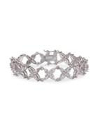 Nina Jojo Crystal Floral Link Bracelet