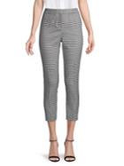 Vince Camuto Petite Houndstooth Cropped Pants