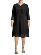 Eliza J Plus 2-piece Dress And Jacket Set