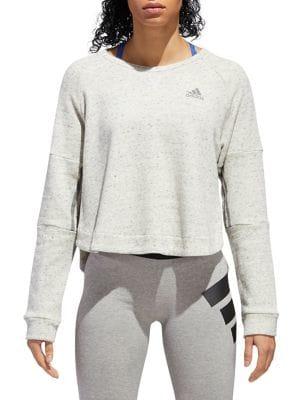 Adidas Cropped Crewneck Sweatshirt