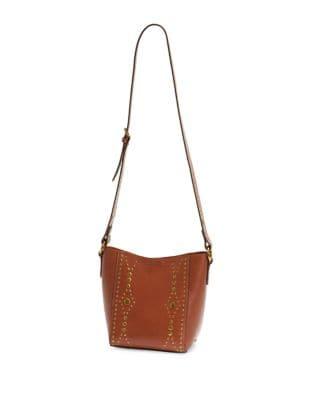 Frye Harness Stud Leather Crossbody Bag