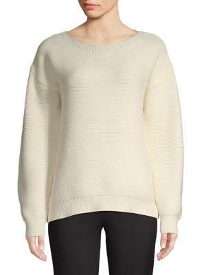 Jones New York Balloon-sleeve Thermal Sweater