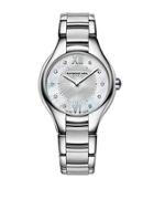 Raymond Weil Ladies Noemia Silvertone Watch With Diamonds