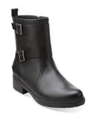 Clarks Merrian Betsy Leather Ankle Boots