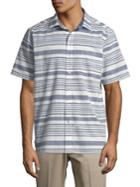 Tommy Bahama Raya Striped Camp Linen Button-down Shirt