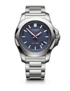 Victorinox Swiss Army I.n.o.x. Stainless Steel Link Bracelet Watch - Blue
