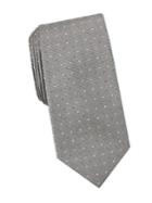 Black Brown Kelvin Dot Neat Silk Tie