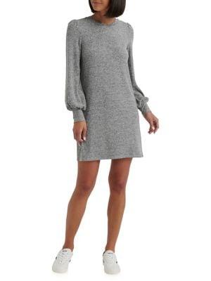 Lucky Brand Peasant-sleeve Mini Shift Dress