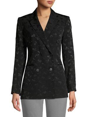 Calvin Klein Jacquard Double Breasted Blazer