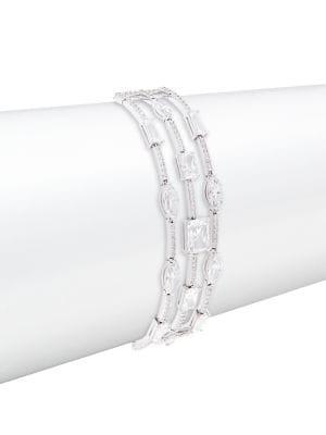 Nadri Revel Three-row Bracelet