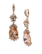 Givenchy Crystal Drop Leverback Earrings